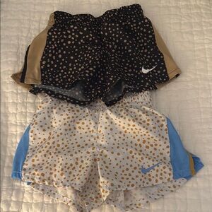 Nike Polka Dot Athletic Shorts Set